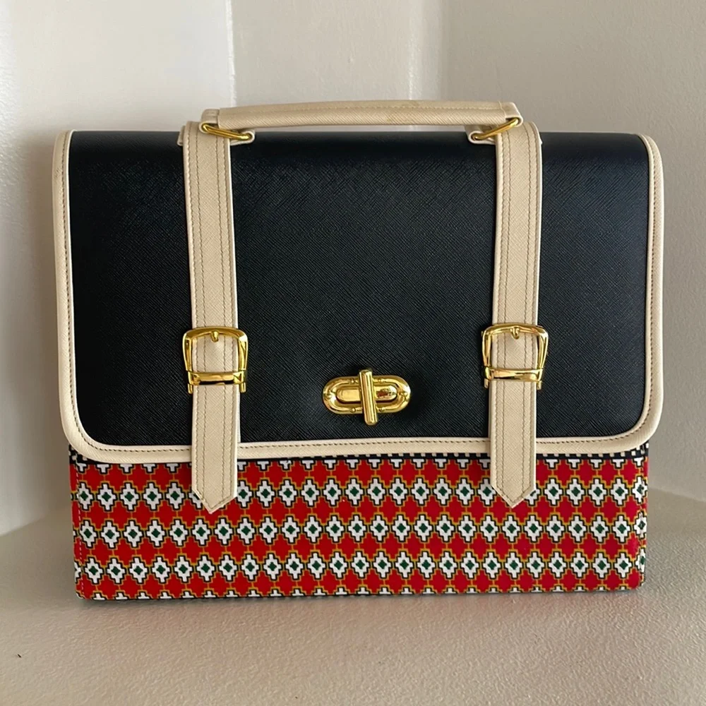 NEW Fabric Pattern Fashion Trendy Briefcase and Back Pack.